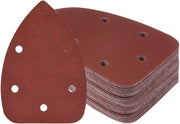Set di carta abrasiva 50 pezzi - carta abrasiva a forma di triangolo 2000 - ossido di alluminio - per legno e metallo - distribuzione uniforme delle particelle - antiscivolo - dischi abrasivi