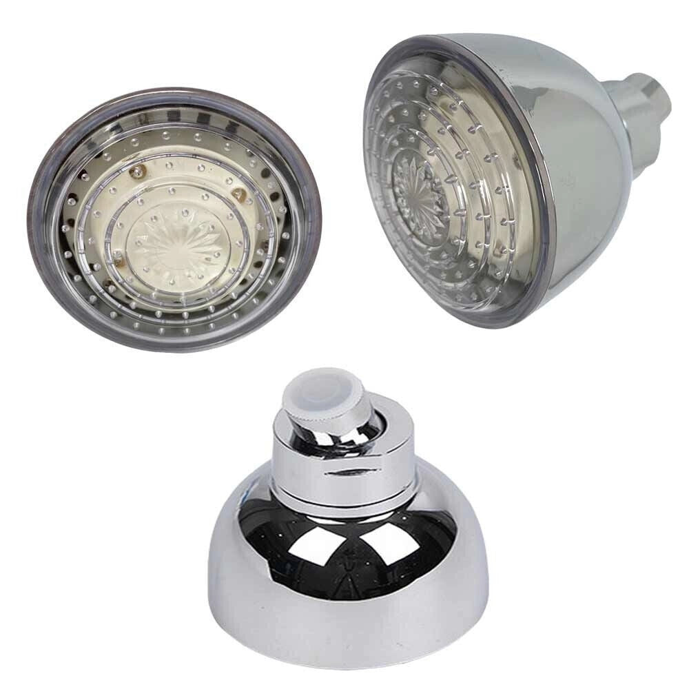 Trade Shop - Soffione Doccia Led Rotondo ø8cm Cromoterapia Doccia Emozionale Multicolor 79900 -