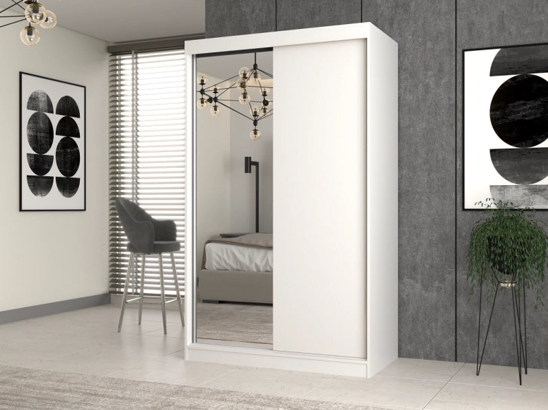 Armadio IGA 120 A/B bianco guardaroba