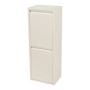 Contenitore per la raccolta differenziata a parete 2 x 14 litri bianco 03_0010392
