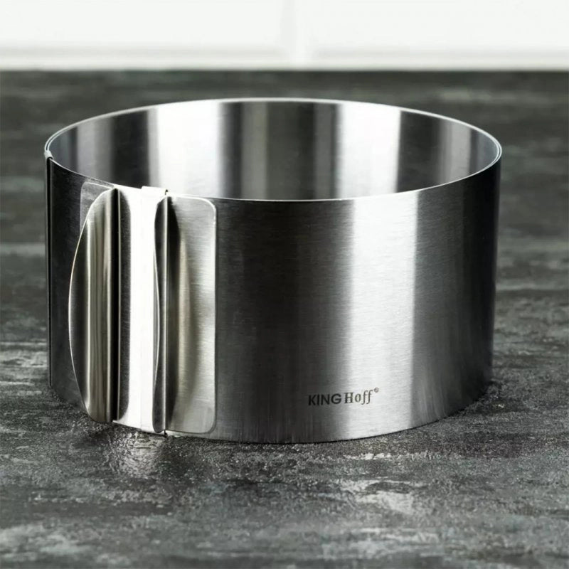 Kinghoff KH-4614 Tortiera regolabile in acciaio inossidabile
