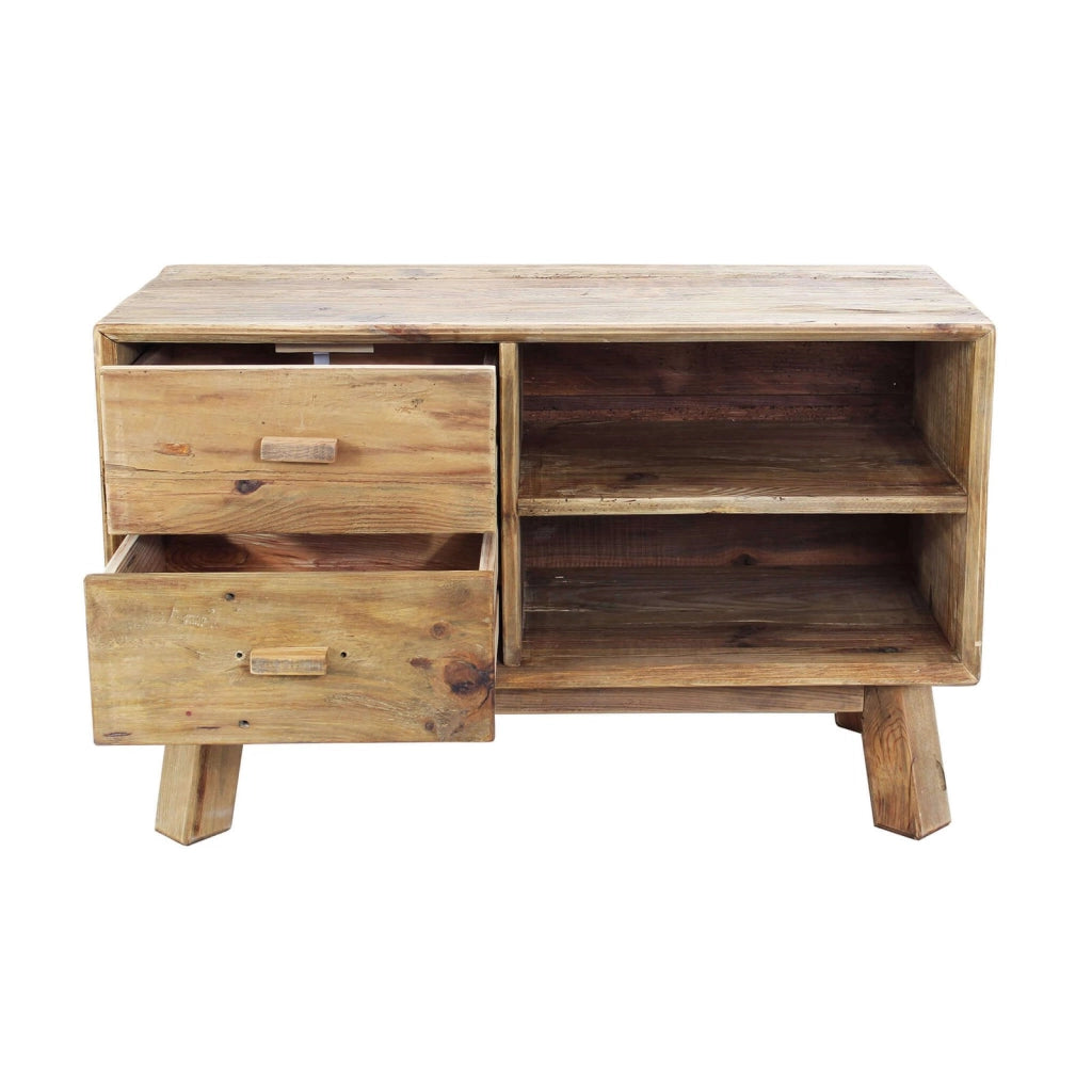 Comodino in Pino riciclato cm 90x40x55 - PINE