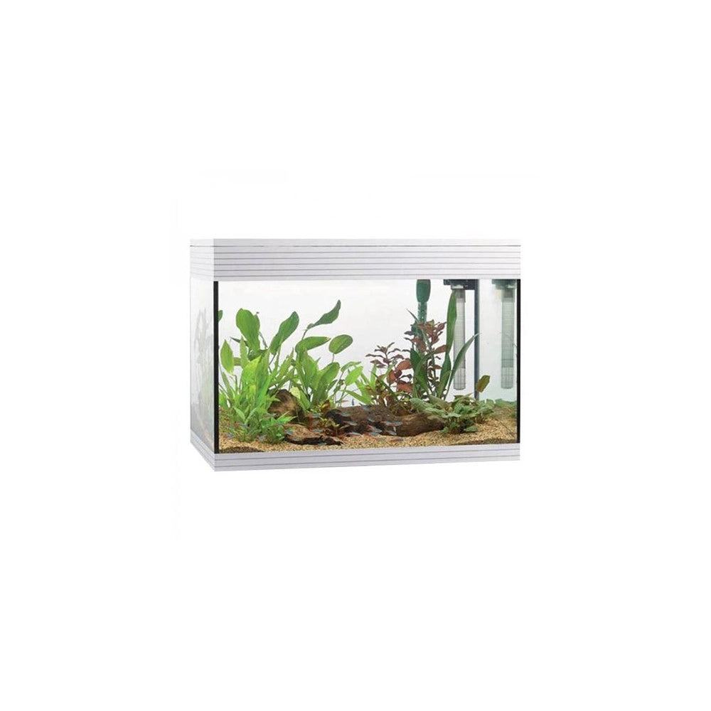 Askoll Pure kit L LED - kit acquario cm 56x36x43,5h 68 litri con illuminazione LED e sistema di filtraggio Colore: Bianco