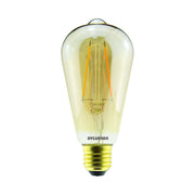 Lampadina LED a Filamento 4.5W 420lm Attacco E27 Forma ST64 Retrò Dorato Sylvania