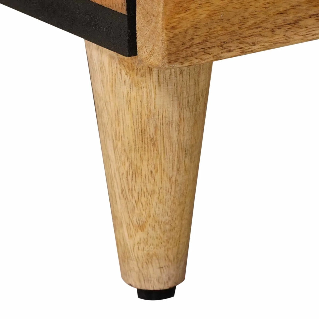 Armadio da Notte con cassetto 2 pcs Naturale 40 x 33 x 46 cm