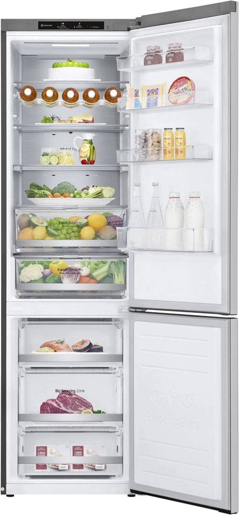 Frigorifero Combinato LG GBB72NSVCN1 384 Litri Classe C (A203xL59,5xP67,5) Total No Frost Inox