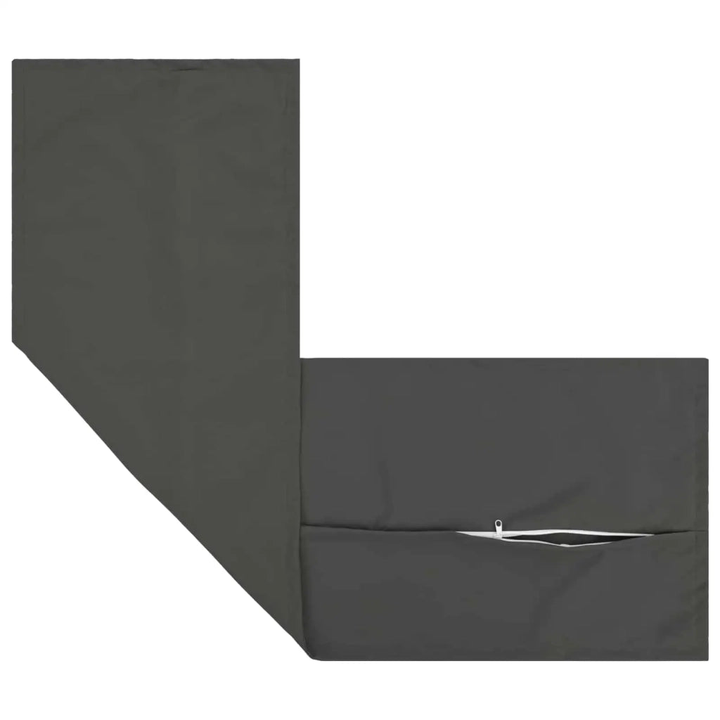 Federa 2 pcs HOUTEN Antracite 40 x 145 cm Poliestere 917273