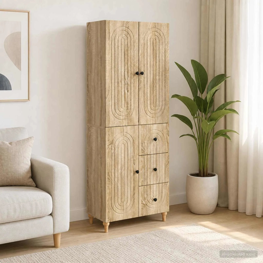 Set di armadi 2 pcs 66 x 34,5 x 90 cm Legno ingegnerizzato 3416477