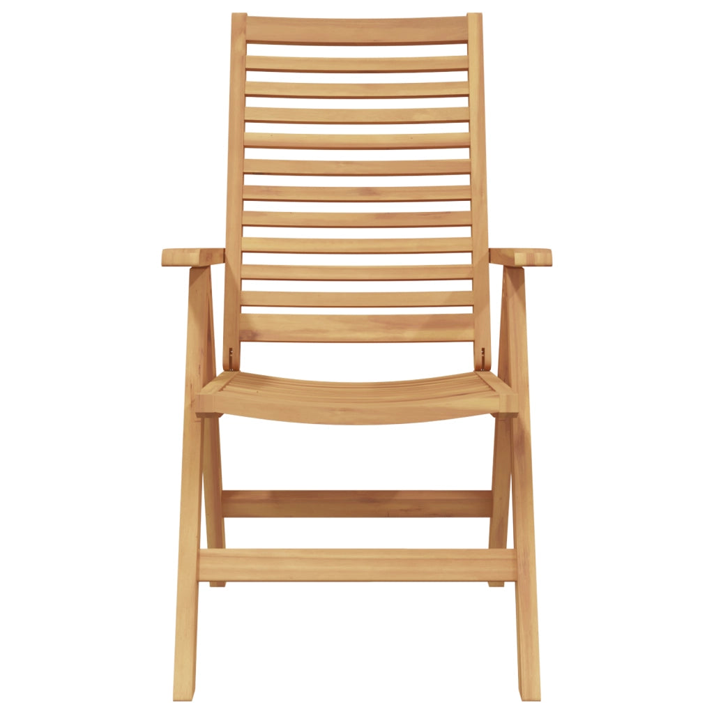 Set da pranzo da giardino  5 pezzi pieghevole in legno massello di teak