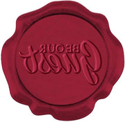 50 Sticker di Sigillo a Cera Invita a Farsi Cenare 1 Scatola Sticker Autoadesivi per Sigillare Enveloppe 30mm Inviti di Matrimonio Carte di Regalo Avvolgere Regali Scrapbooking Accessori