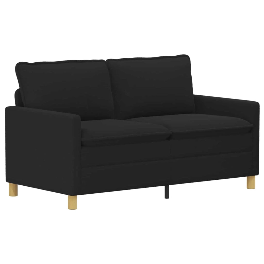 Set di divani 2 pz Nero Tessuto 3417081