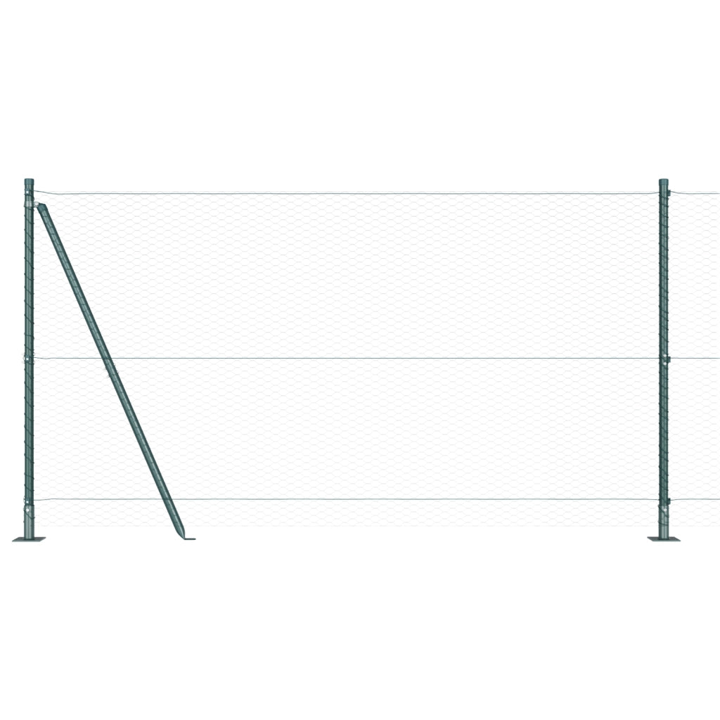 Recinzione Esagonale  Verde 1.2x10 m Acciaio