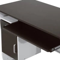 Scrivania per Computer Porta PC, Scrivania per Cameretta e Ufficio con Cassetto Legno 100x52x75 cm