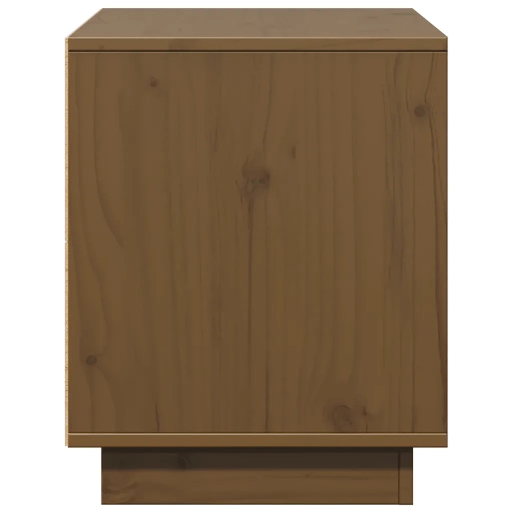 Mobile TV Miele 74x35x44 cm in Legno Massello di Pino