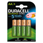 PILA STILO RICARICABILE Pz 4 - Recharge Ultra 2500Mha  - DURACELL