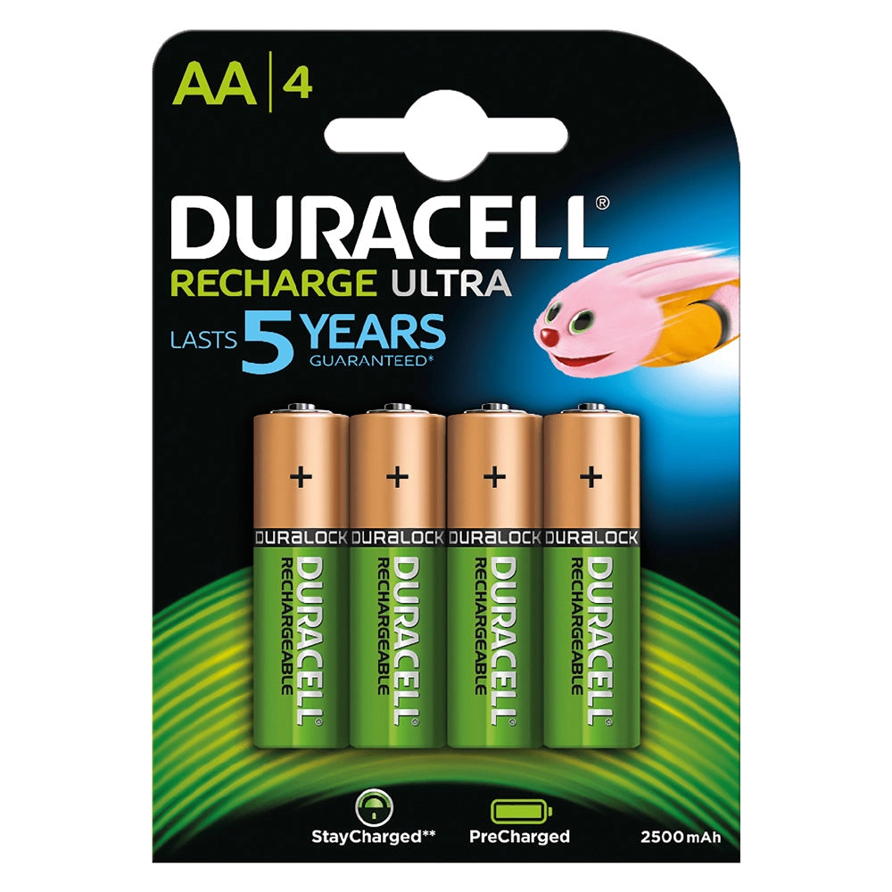 PILA STILO RICARICABILE Pz 4 - Recharge Ultra 2500Mha  - DURACELL