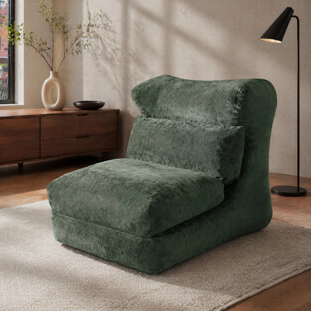 DIVANO Singolo Design Unico Verde in schiuma