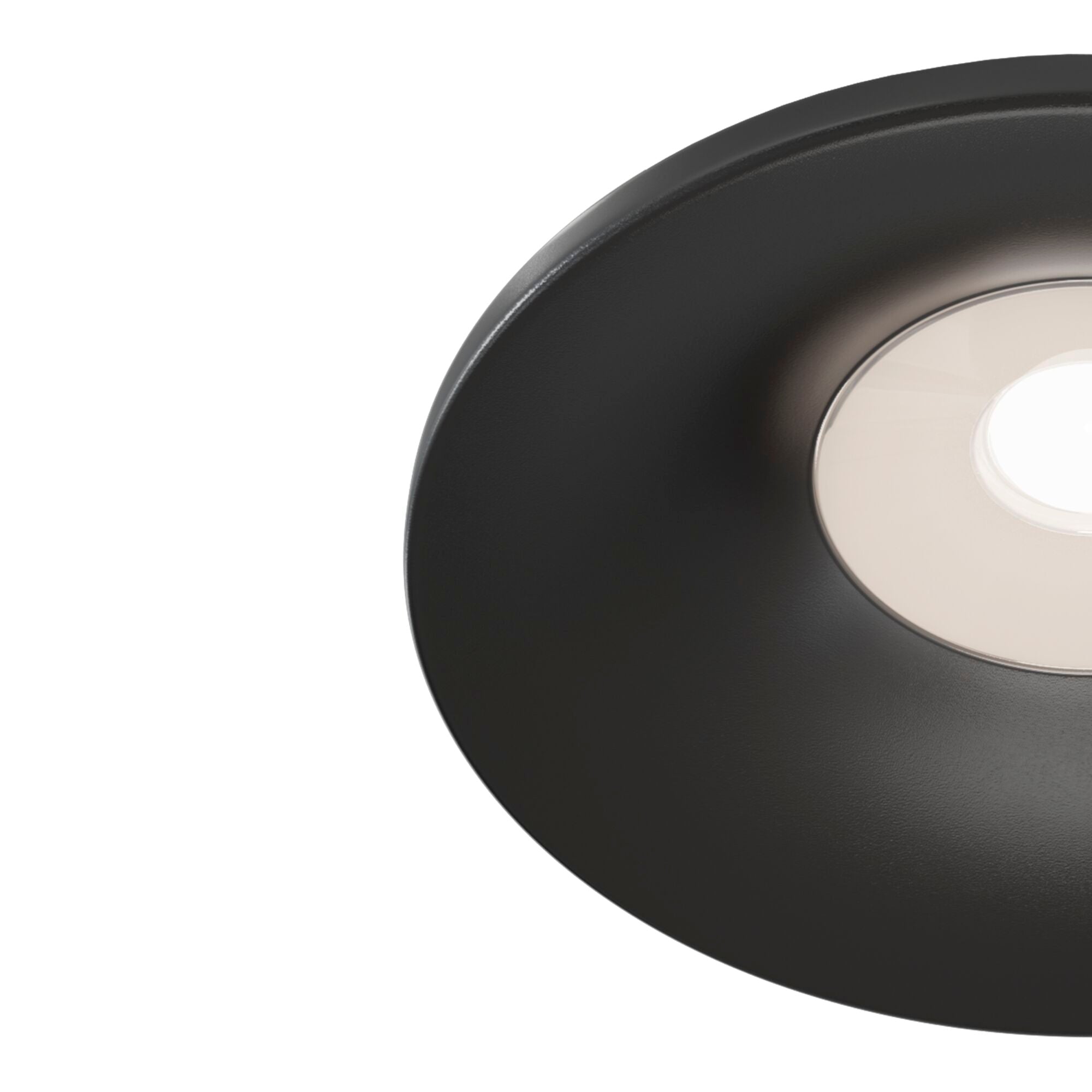 Faretto da incasso Downlight in Alluminio Barret Nero
