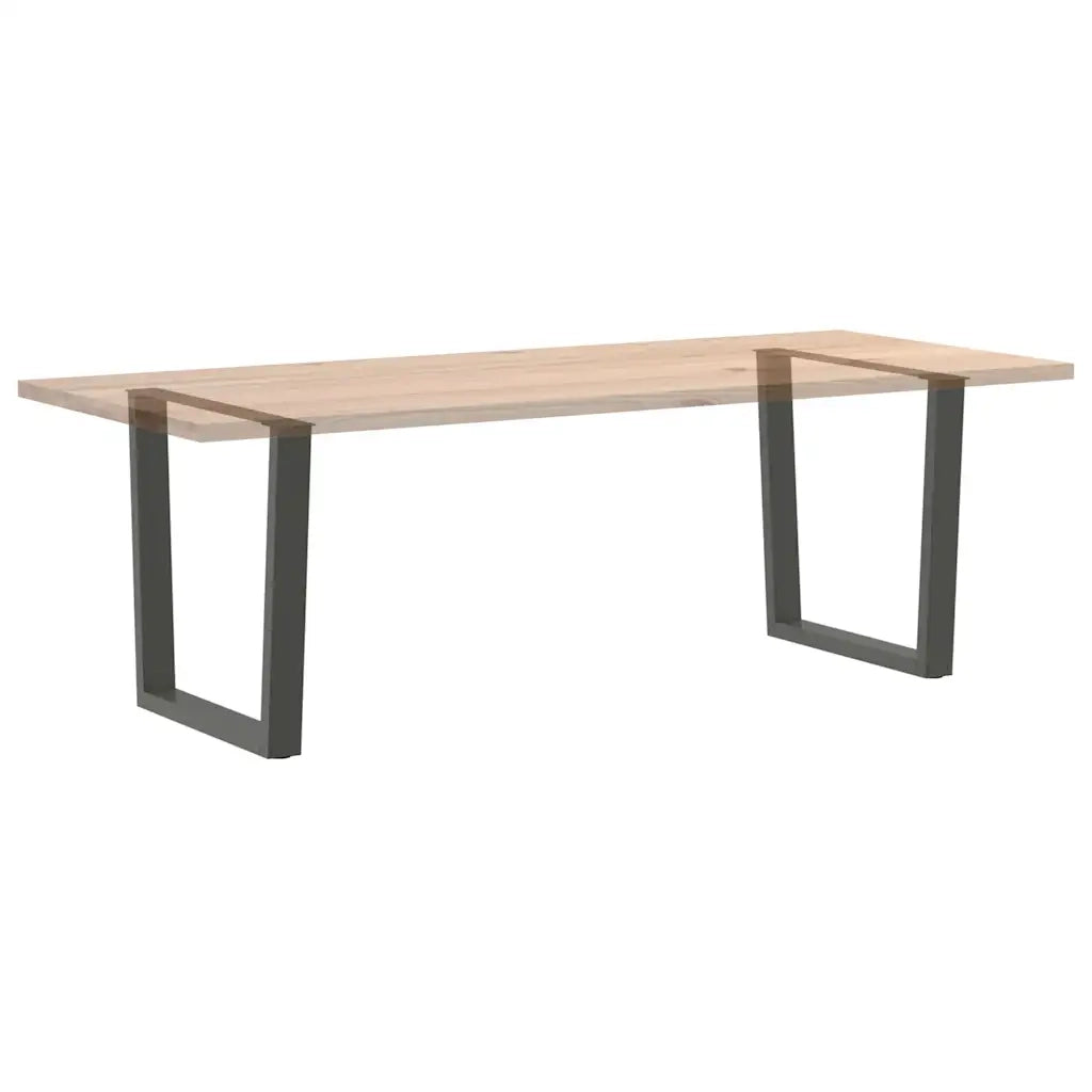 Gambe per tavolo da pranzo a forma di V 2 pz Antracite 80x(72-73,3) cm Acciaio