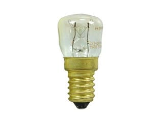 LAMPADA ALOGENA A PERA PER FORNO 300  °- - 15w - E14  - 2700  °K calda - 100 lm - chiara - 10 pezzi AIRAM