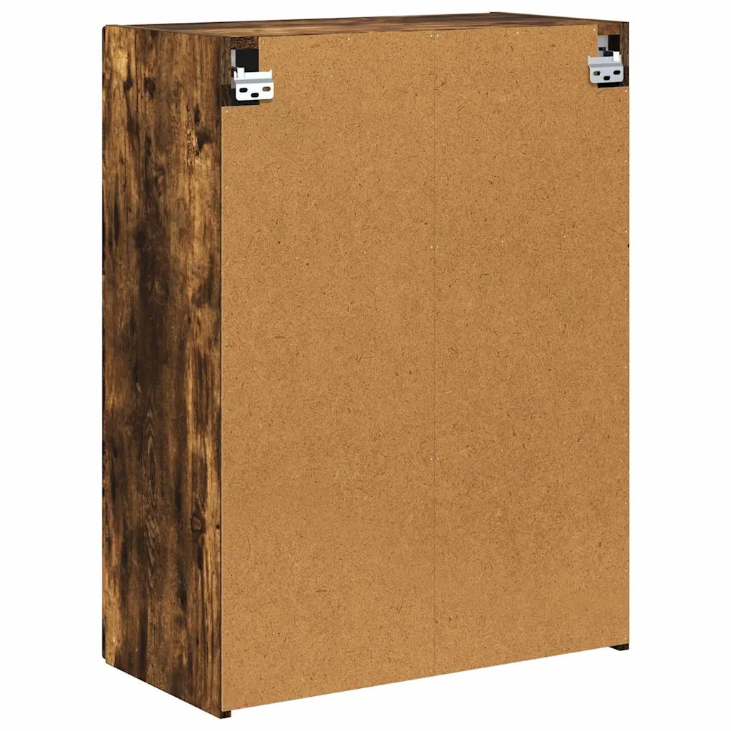 Mobile TV da parete Rovere fumé 59,5 x 31 x 80 cm 892364