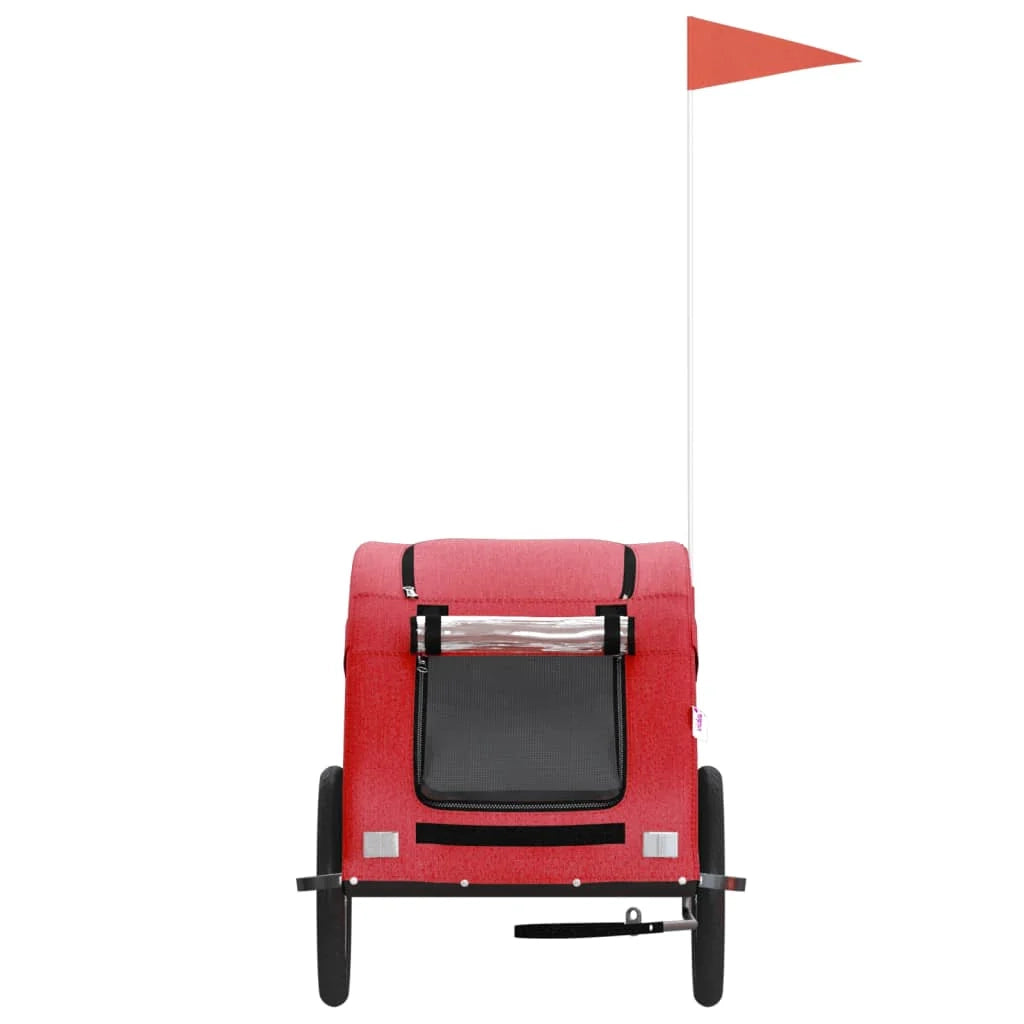 Rimorchio/carrello per animali domestici rosso 02_0044351
