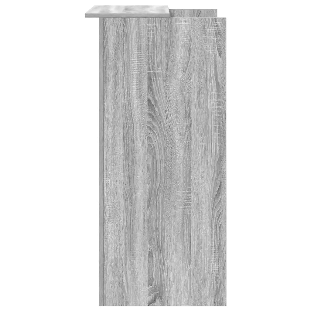 Banco Reception Grigio Sonoma 55x50x103,5 cm Legno Multistrato 859020