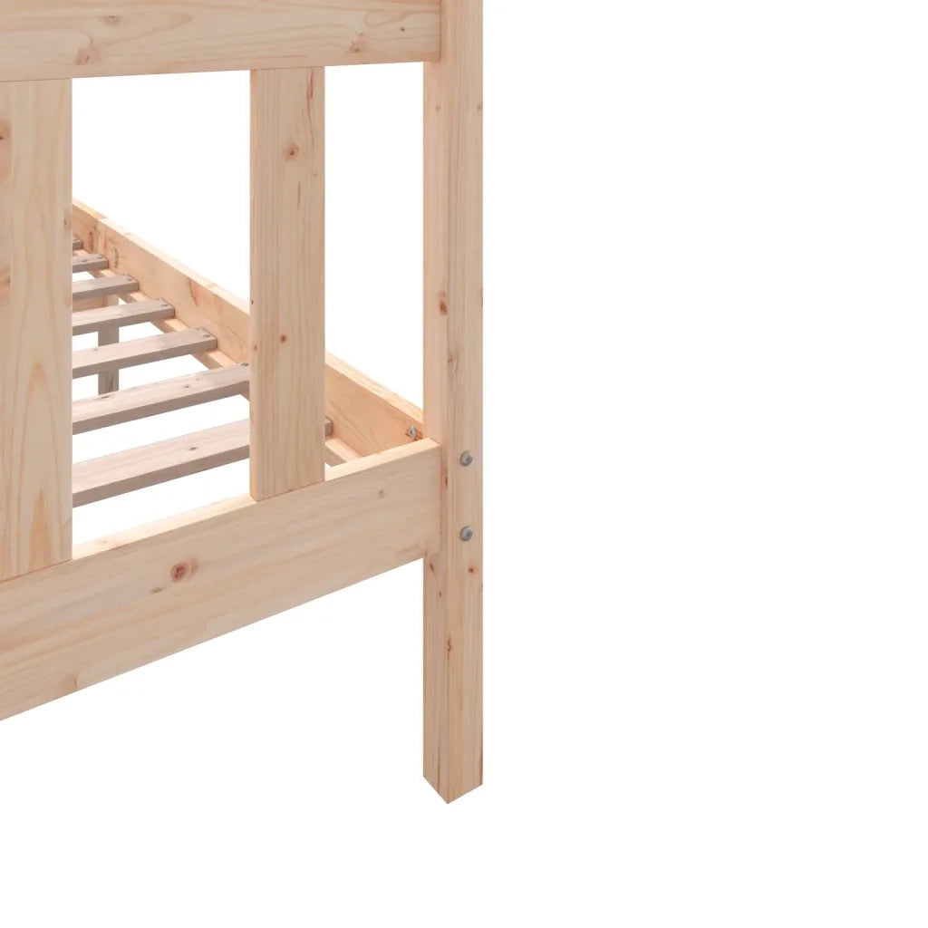Giroletto-Struttura Letto in Legno Massello di Pino 140x200 cm 759602