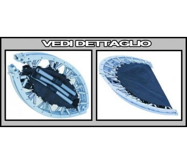 Altalena 4 posti con cavalluccio e trampolino elastico, kit parcogiochi per bambini Sicorage Slolle