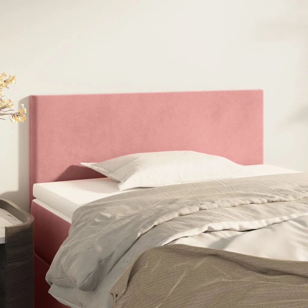 Testiera | Testata Rosa 80x5x78/88 cm in Velluto