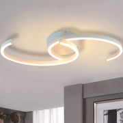 ZMH Lampada da soffitto a sospensione 2 luci corda lunari design 3000K per camera letto ufficio