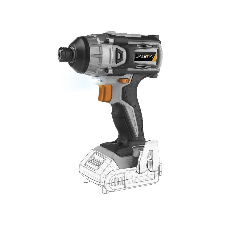 BATAVIA Avvitatore a batteria 18V MAXXPACK | senza spazzole | escl. Caricabatterie