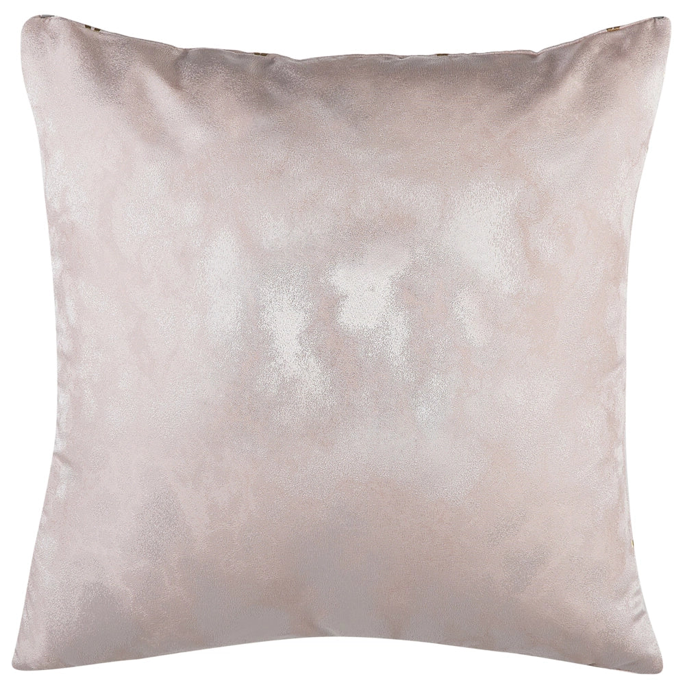 Set di 2 cuscini decorativi motivo quadrifoglio rosa 45 x 45 cm stampa trifoglio marocchino glamour