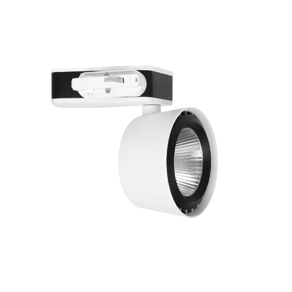 Faretto led binario bianco 45w trifase luce naturale 4000k