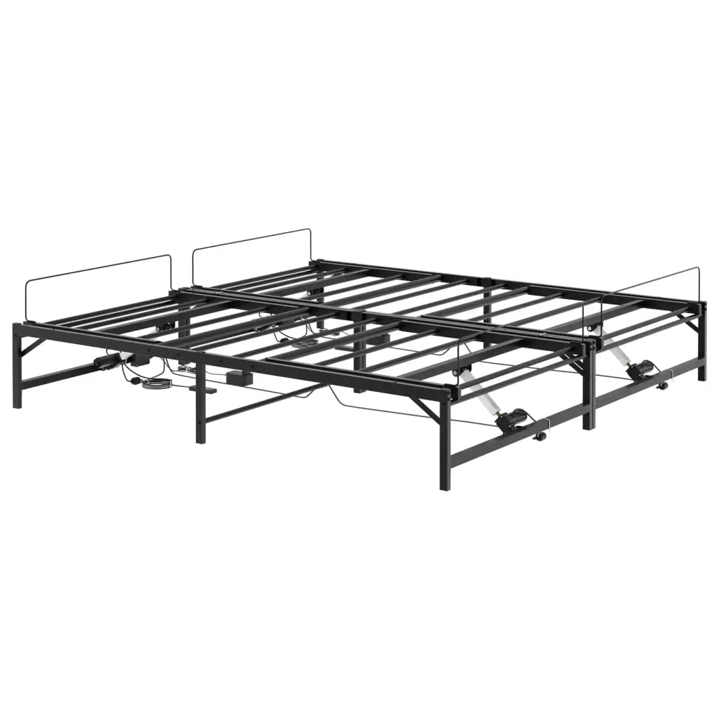 Telaio Letto Elettrico Regolabile Nero 183 x 213 cm Acciaio 3438625