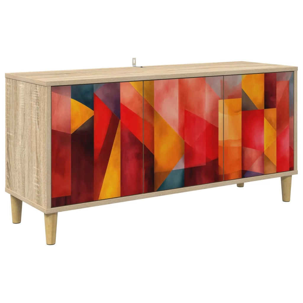 Mobile TV HEESCH 102 x 33 x 50 cm Sonoma Legno ingegnerizzato 8007078