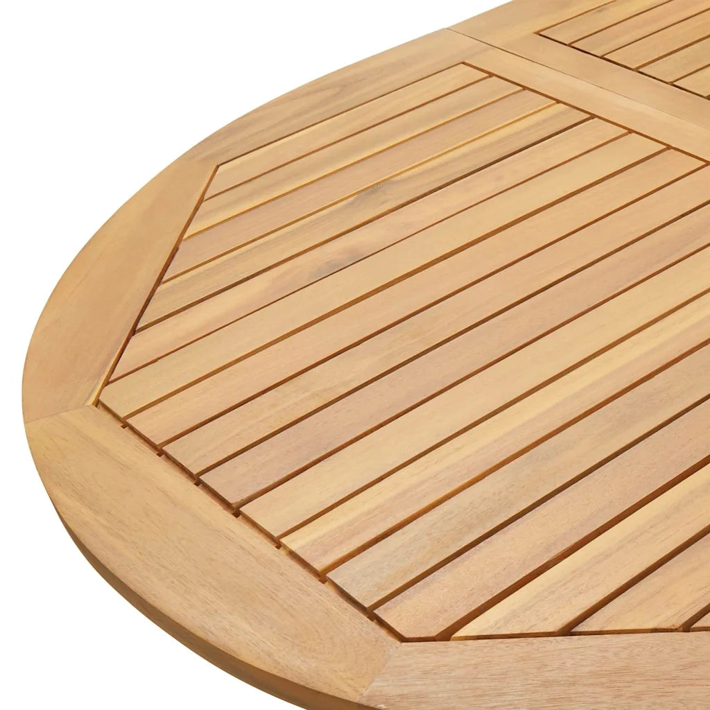 Set da Pranzo da Giardino 9 pz Legno Massello di Acacia 3214239