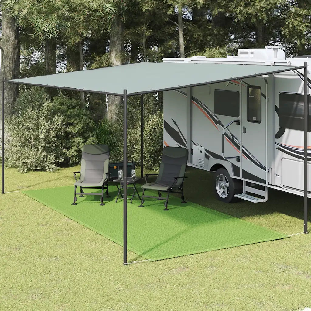 Tappeto da Tenda | Tappeto da campeggio Verde Chiaro 250x500 cm HDPE