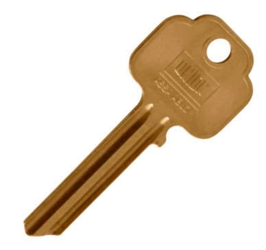 Chiave Piatta Yale YA13 Silca Ottone Nichelato 10 Pezzi