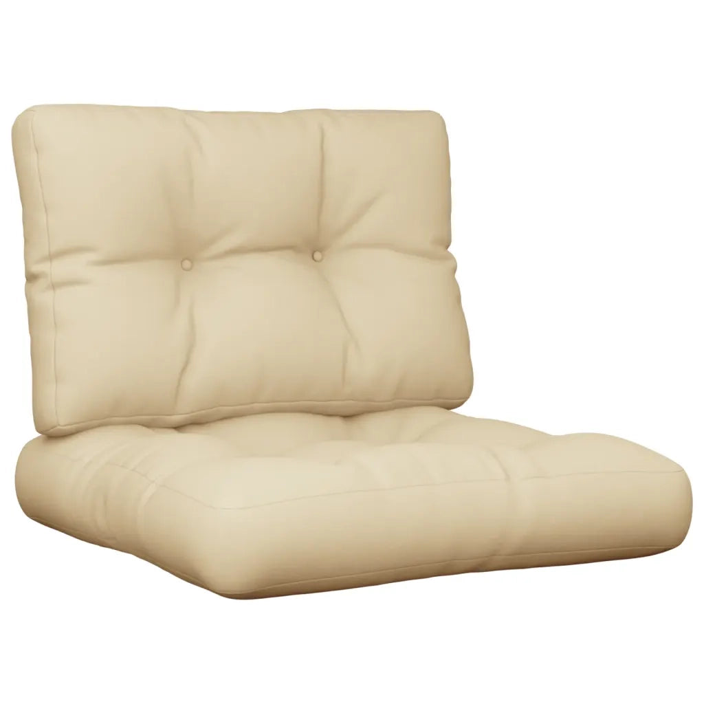 Cuscini per Pallet 2 pz | Cuscini per sedie Beige in Tessuto