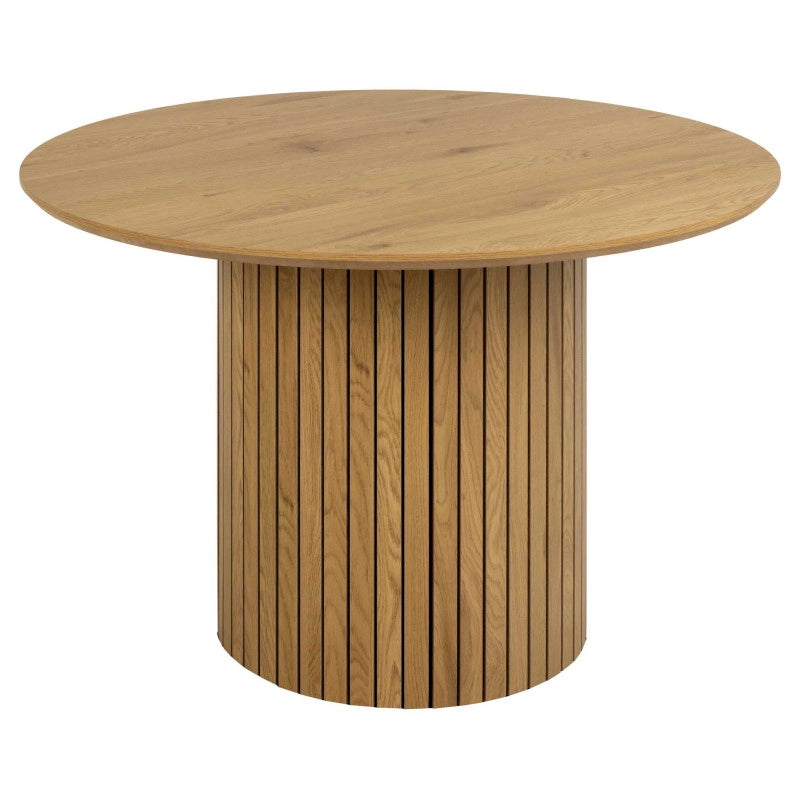 Tavolo Legno Vico Naturale Tondo Cm ø120h75