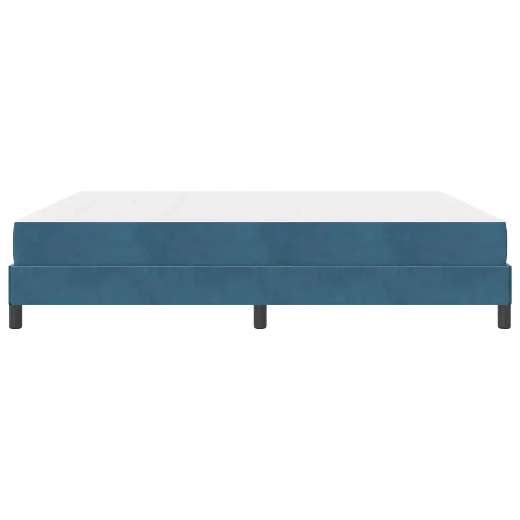 Letto a molle con materasso Blu Scuro 180 x 200 cm Tessuto 3398711