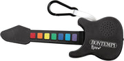 Portachiavi Musicale Chitarra, Portachiavi Flessibili Soft Rubber e Touch Sensitive ,Bontempi ,Eta 3+