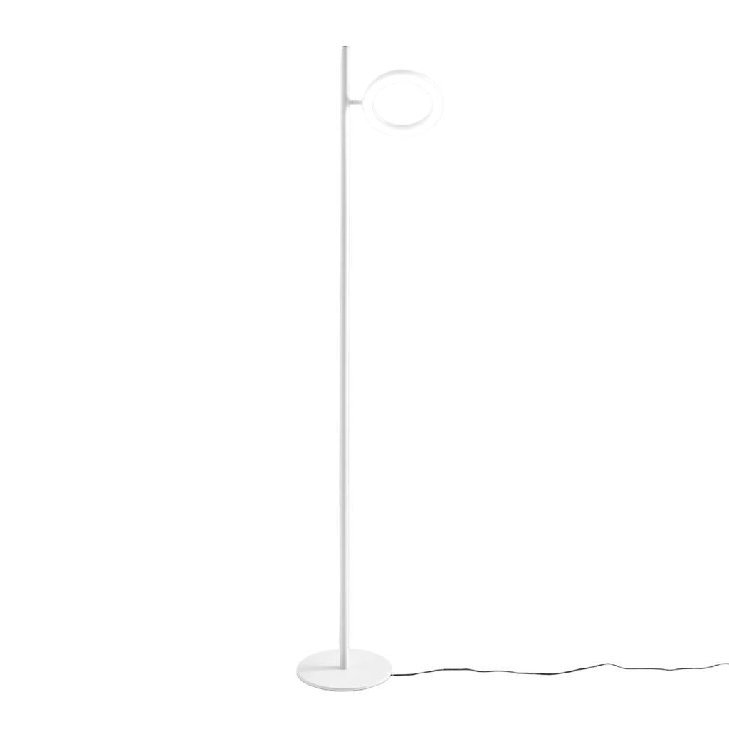 Lampada da terra GPIB31 Bianco Opaco 25W LED 1391lm 3000K Dimmerabile Push _ Gealuce