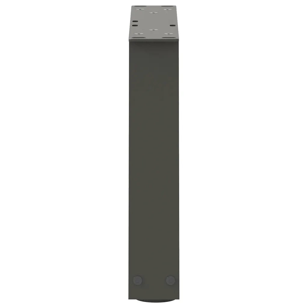 vidaXL Gambe per Tavolino da Caffè a Forma di V 2 pz Antracite 40x(30-31,3) cm Acciaio