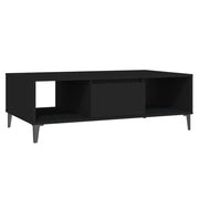 Tavolino da salotto | Tavolino da caff¨¨ | Tavolino da Soggiorno Nero 103,5x60x35 cm in Legno Multistrato