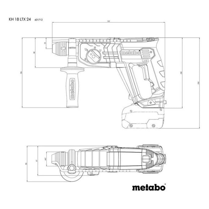Metabo KH 18 LTX 24 1400 Giri/min SDS-plus