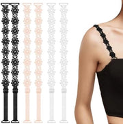 Set di Sostenitori per Donna con Bottoni Regolabili Accessori con Disegno di Fiori