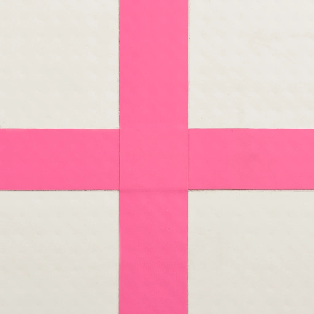 Tappetino Ginnastica Gonfiabile con Pompa 60x100x20 cm PVC Rosa cod mxl 65130