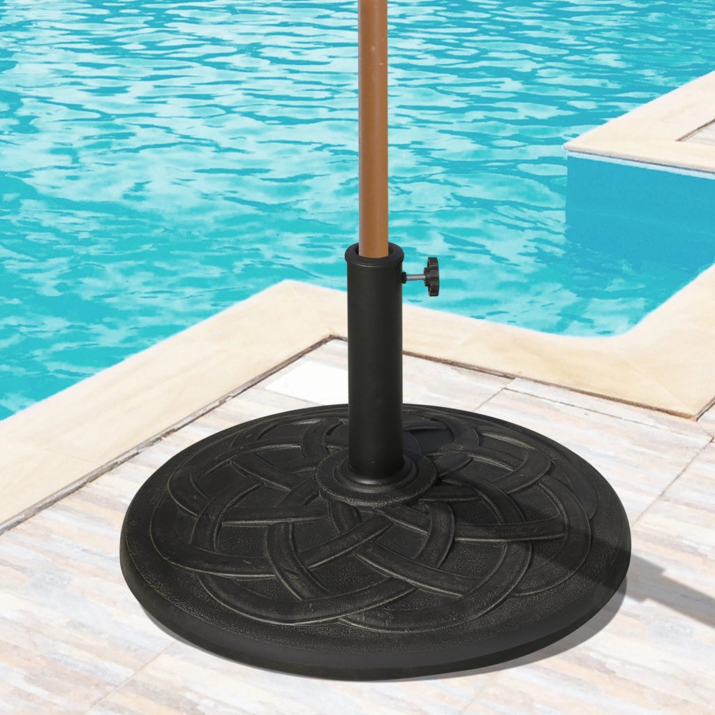 Base per Parasol ¨C Zephmum ¨C Resina Effetto Ghisa Grigio 54.5cm 19kg